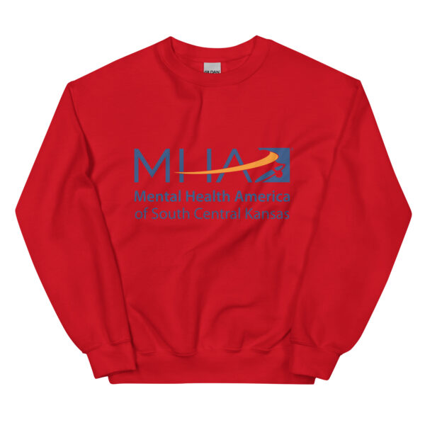 Unisex Crew Neck Sweatshirt Red Front 66e208732ba68.jpg