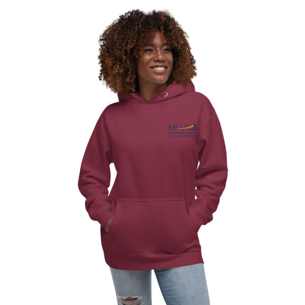 Unisex Premium Hoodie Maroon Front 66e20bc4c571d.jpg