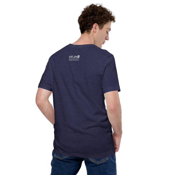 Unisex Staple T Shirt Heather Midnight Navy Back 66e20fa493ec4.jpg